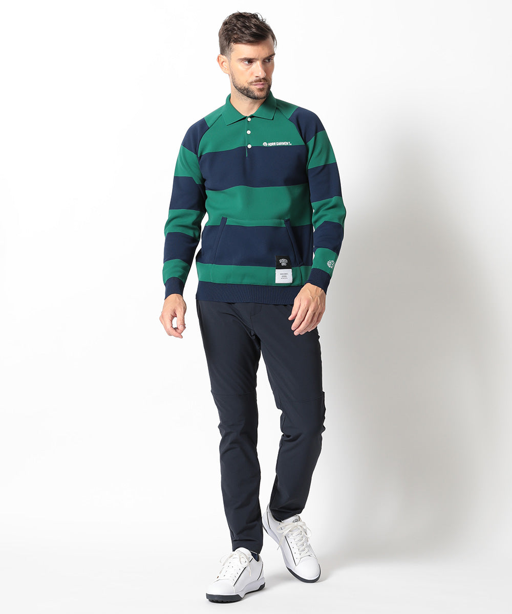 Port Border Knit Polo | MEN