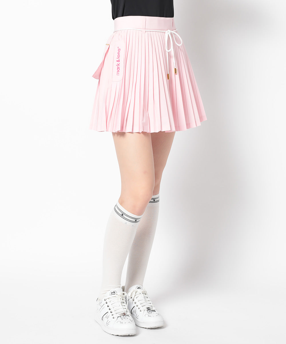 MARK & LONA ピンクスカート Ripple Pleat Utility Skirt | WOMEN