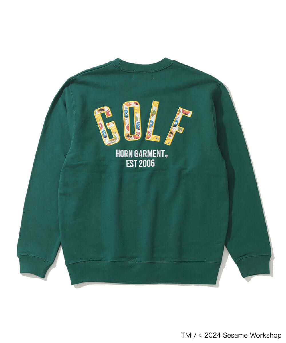 Sesame Street Art Appliqué Crewneck Sweat | MEN and WOMEN