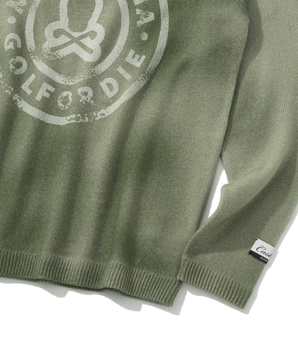 Eclipse Camo Cashmere Knit | MEN