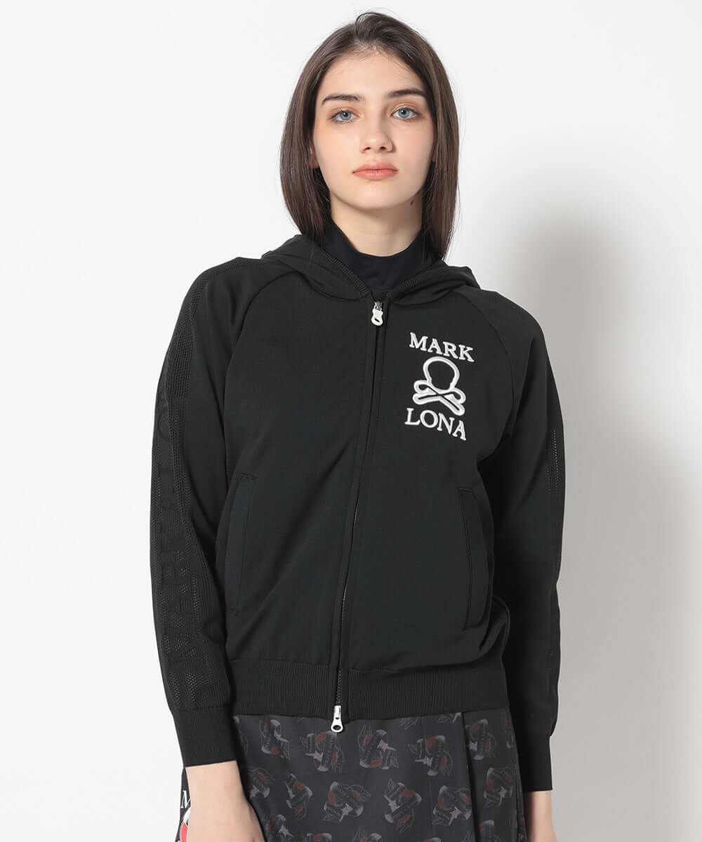 Ever Mesh linned Knit Hoodie | WOMEN