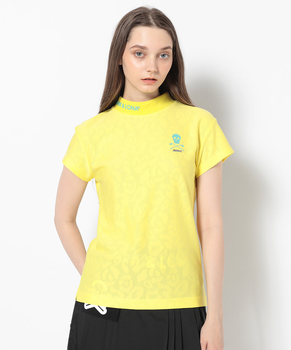 Gene Leopard Mock Neck | WOMEN