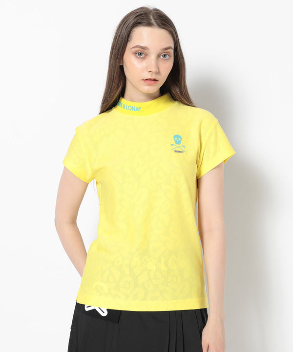 Gene Leopard Mock Neck | WOMEN