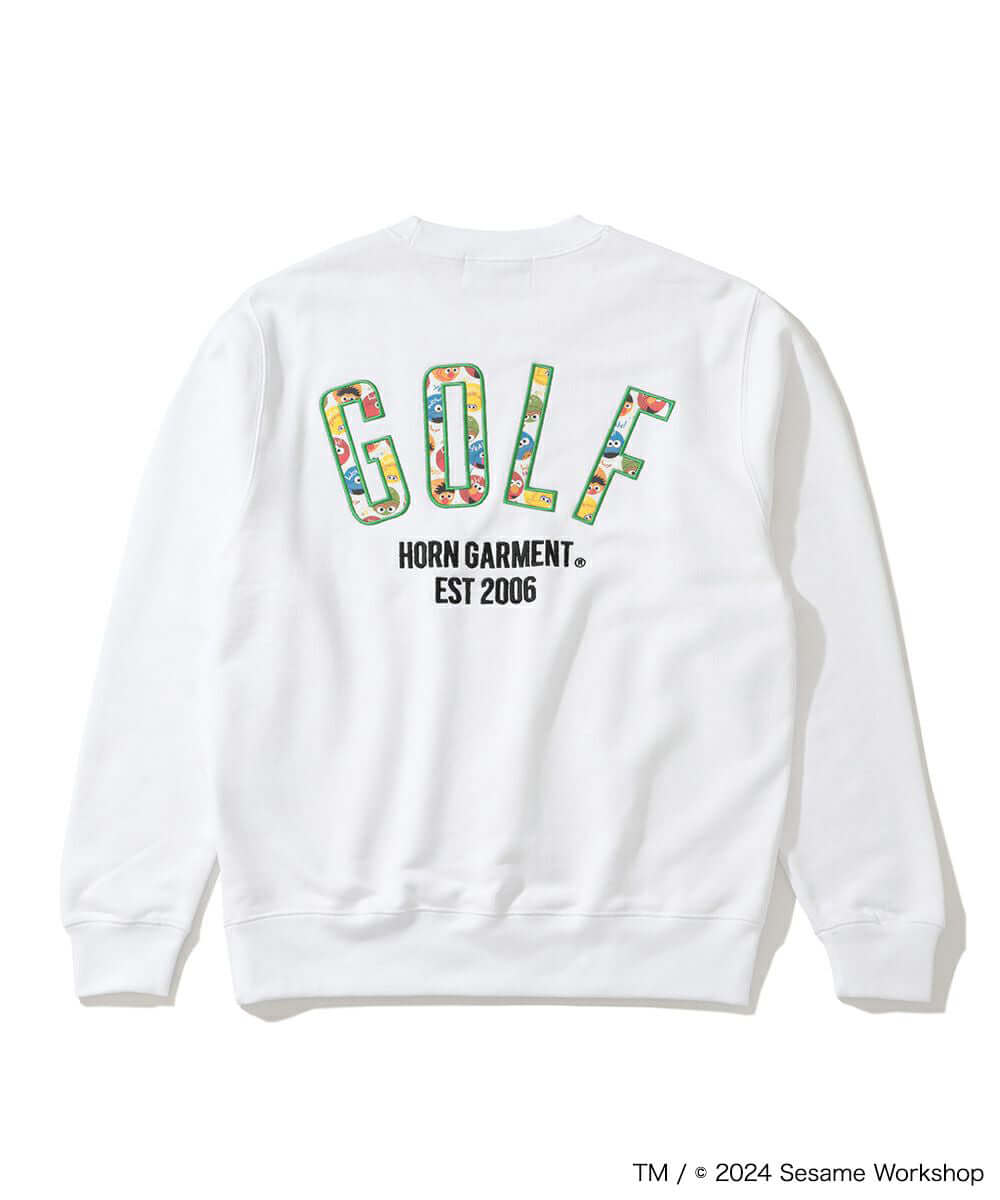 Sesame Street Art Appliqué Crewneck Sweat | MEN and WOMEN