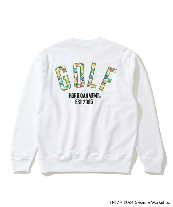 Sesame Street Art Appliqué Crewneck Sweat | MEN and WOMEN