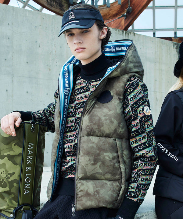 ACD Camo Goose Down Vest | MEN