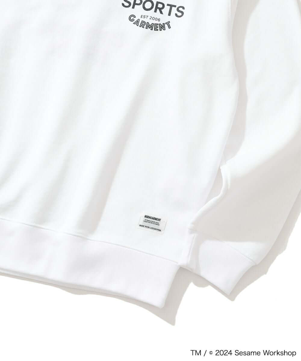 Sesame Street Art Appliqué Crewneck Sweat | MEN and WOMEN