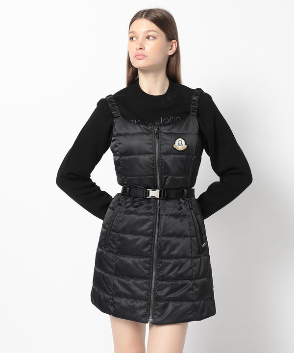 Orin Belted Down Dress | WOMEN