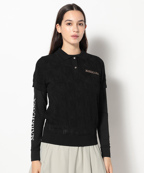 モデル:身長174cm,バスト77cm,ウエスト60cm,ヒップ88cm, 着用サイズM