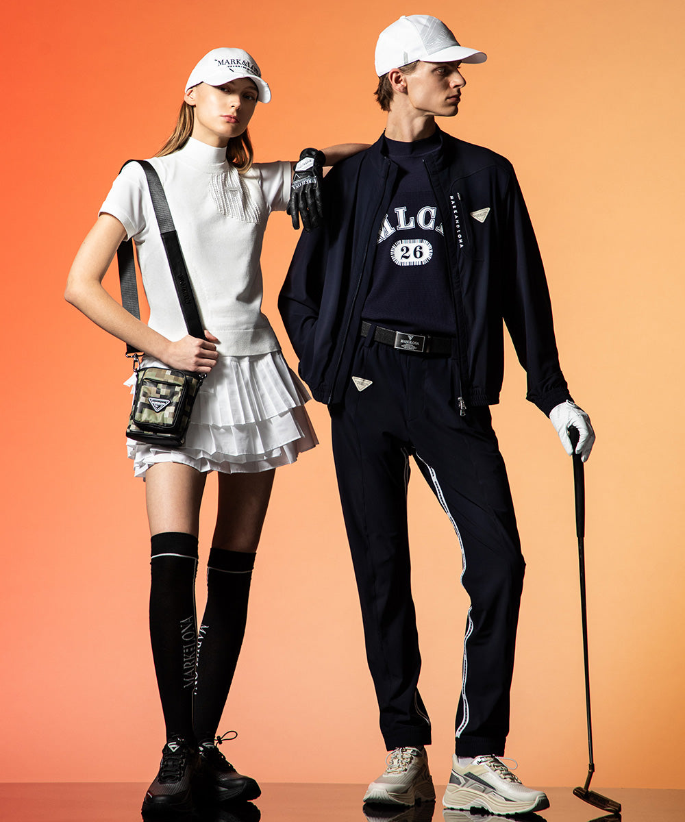 極美品 MARK&LONA ニットベスト ゴルフ 46 MARK&LONA（マークアンドロナ） 【美品】マークアンドロナ ニット