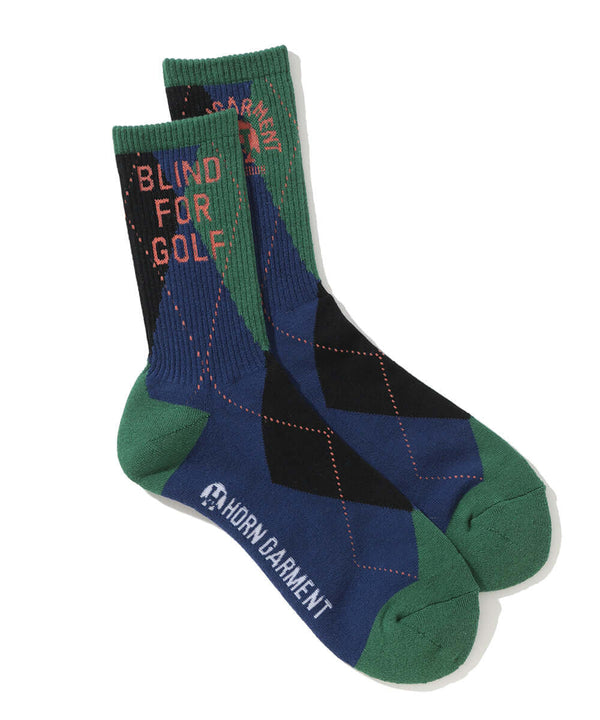 B.F.G Cushioned Argyle Mid-Length Socks | MEN