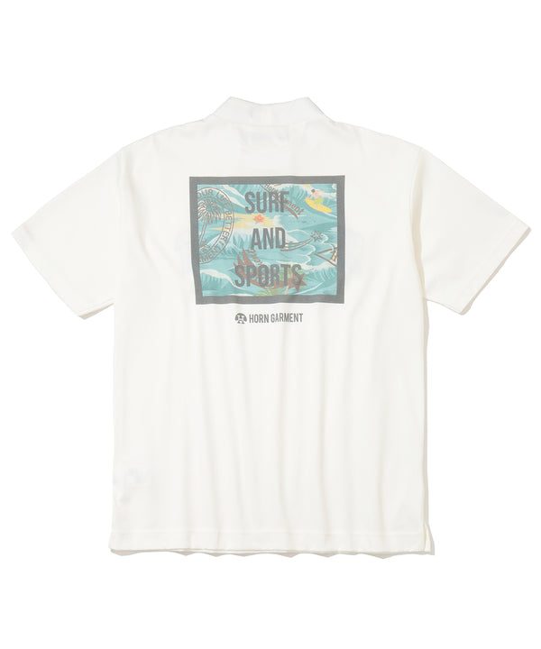 Botanical Script Mock Neck