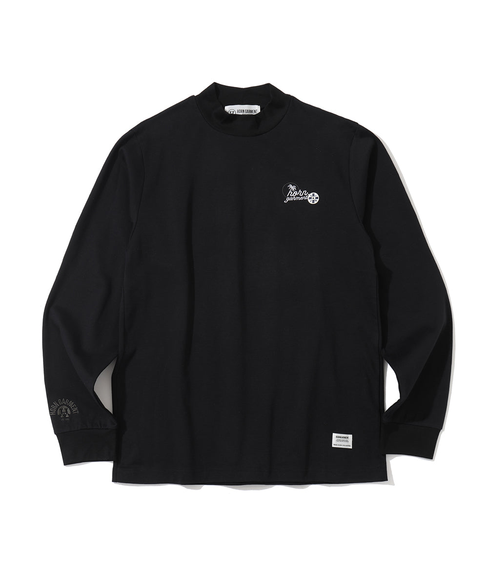 Retro Island Graphic Mock Tee