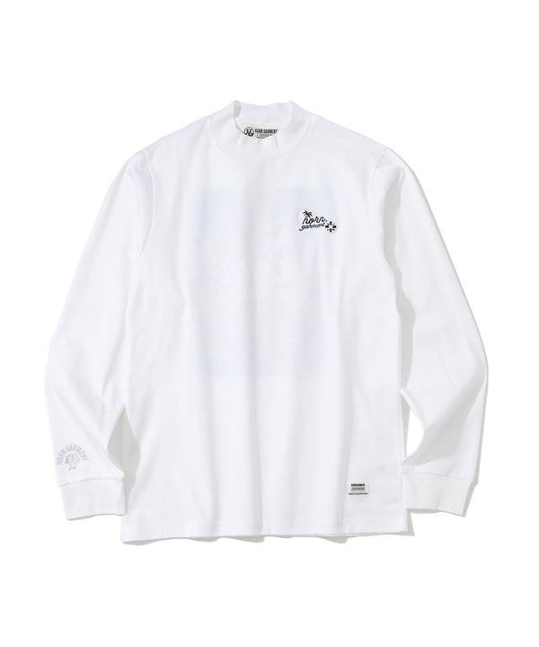 Retro Island Graphic Mock Tee