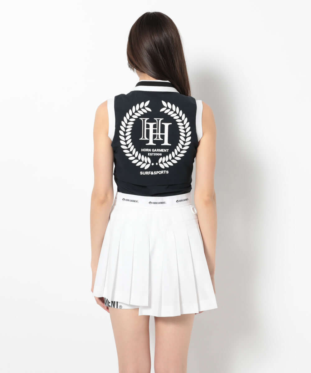 PF Sleeveless Pleat Dress | WOMEN