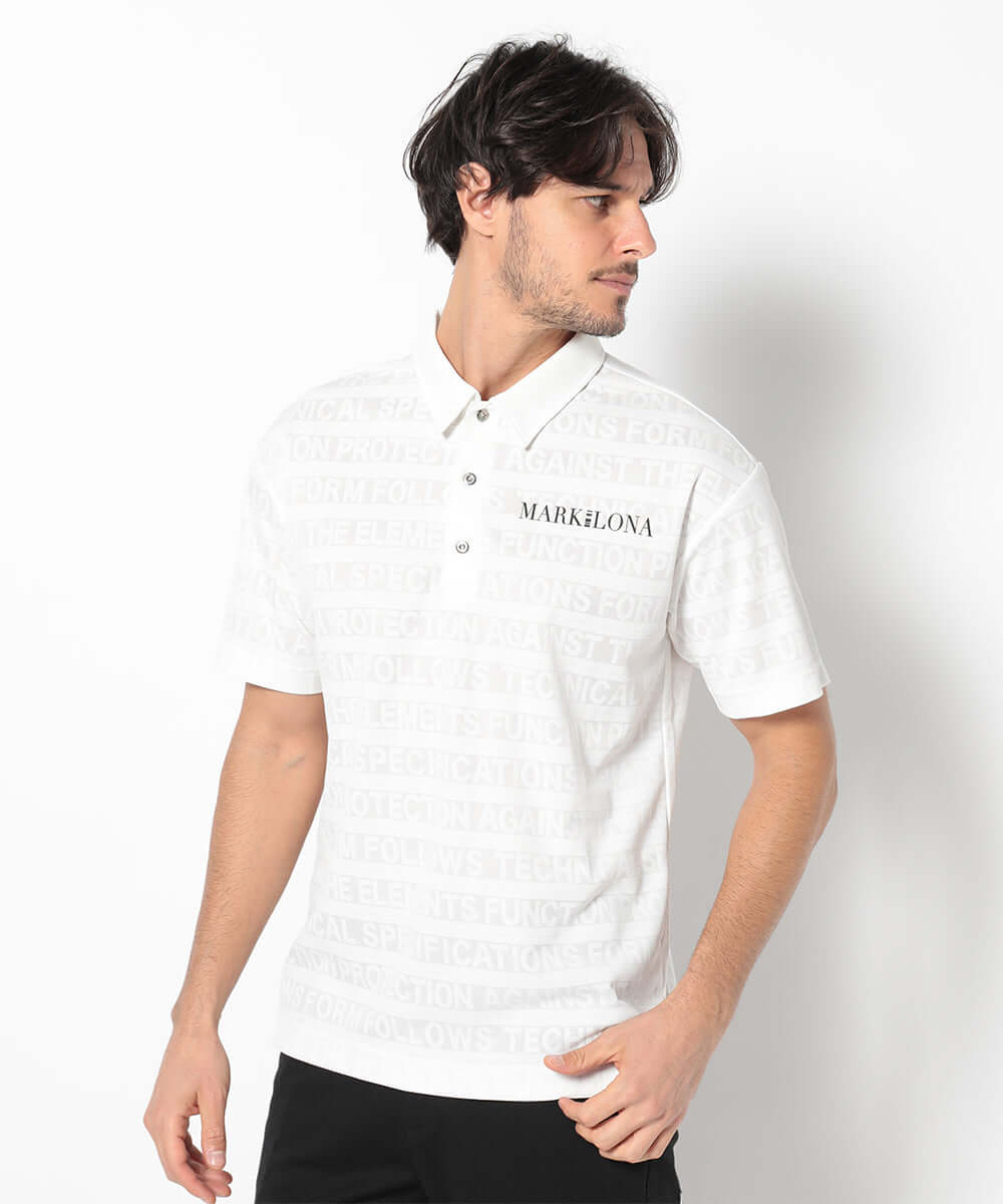 S*R様 MARK&LONA CD5-PCPL メンズ ポロシャツ ホワイト S*R様 MARK&LONA CD5-PCPL メンズ ポロシャツ ホワイト