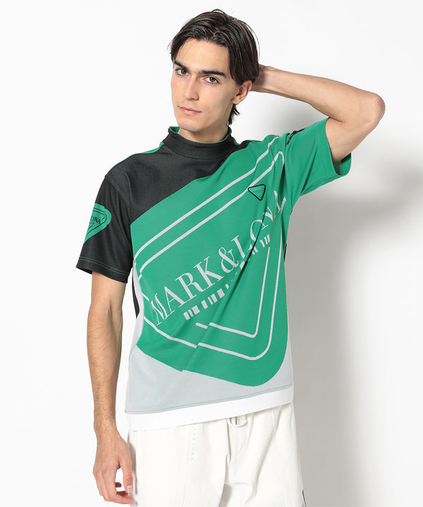 モデル:身長187cm,チェスト93cm,ウエスト78cm,ヒップ93cm,着用サイズL