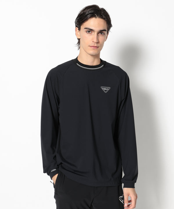 モデル:身長187cm,チェスト93cm,ウエスト78cm,ヒップ93cm,着用サイズL