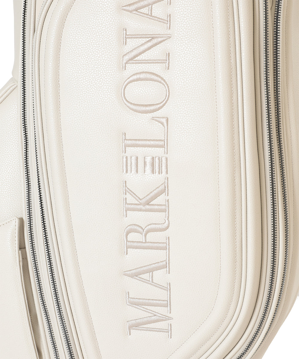 未使用 タグ付き MARK&LONA ゴルフバッグ 大容量 ポーチ付属 ホワイト ゴルフバッグ │ MARK & LONA 公式オンラインストア
