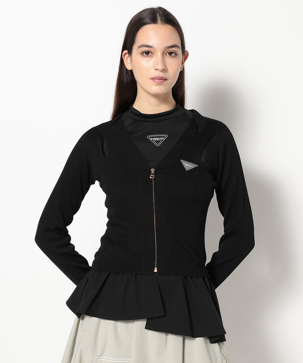 モデル:身長174cm,バスト77cm,ウエスト60cm,ヒップ88cm, 着用サイズM