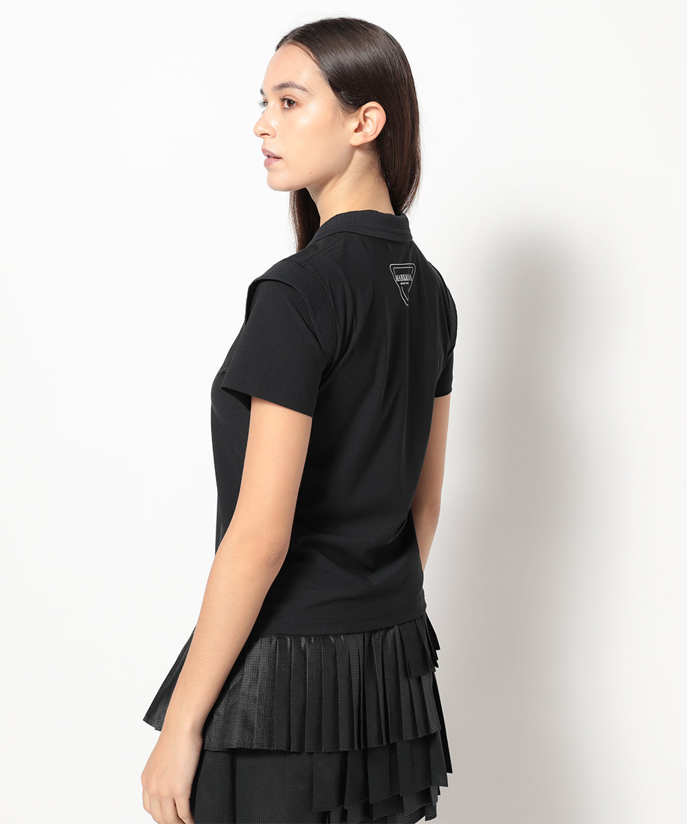 モデル:身長174cm,バスト77cm,ウエスト60cm,ヒップ88cm, 着用サイズM