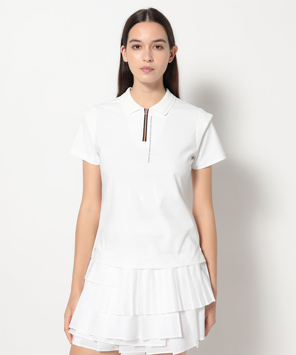 モデル:身長174cm,バスト77cm,ウエスト60cm,ヒップ88cm, 着用サイズM