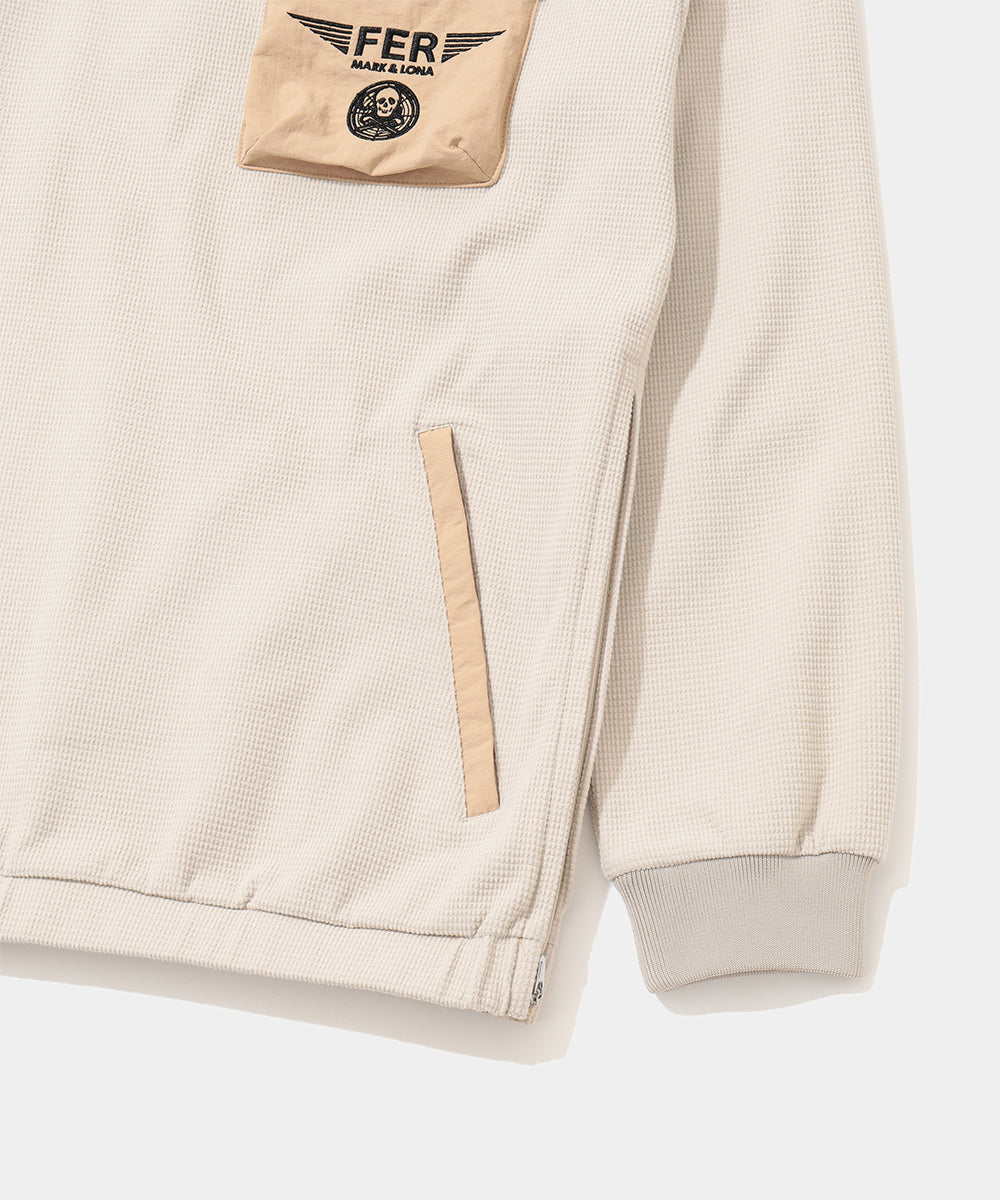 Maverick Waffle Mock Neck