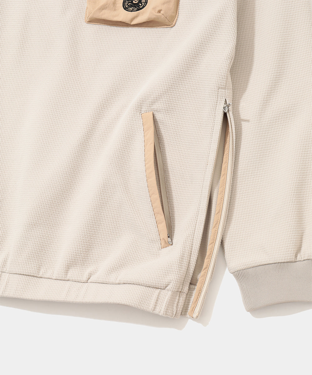 Maverick Waffle Mock Neck