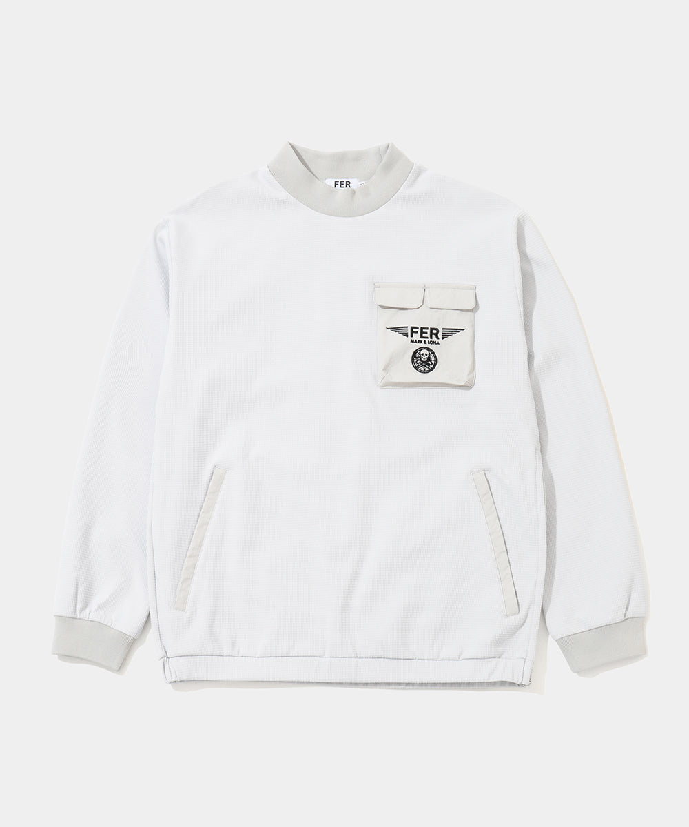 Maverick Waffle Mock Neck