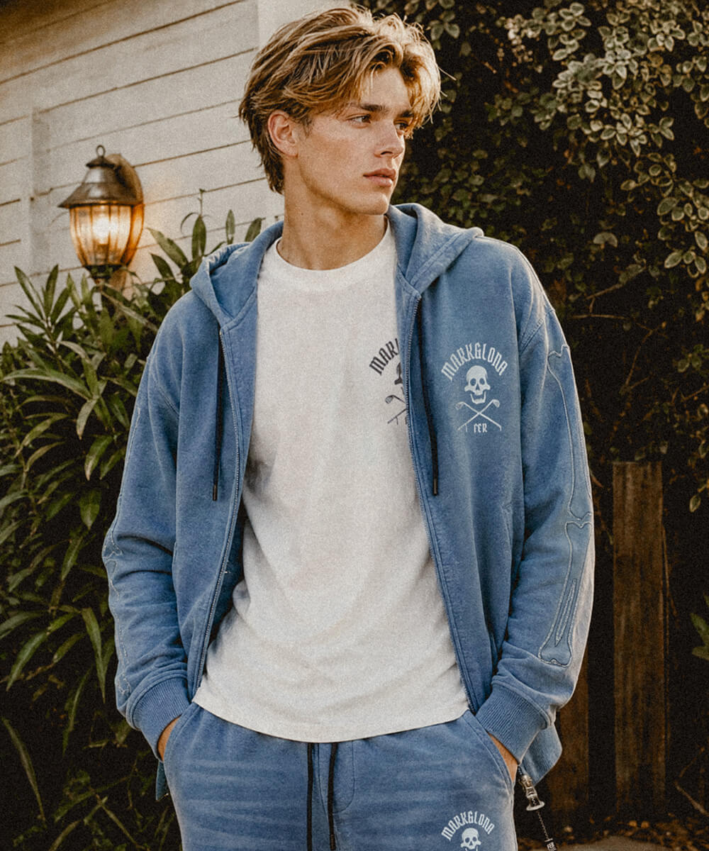Forever Distressed Sweat Hoodie | MEN