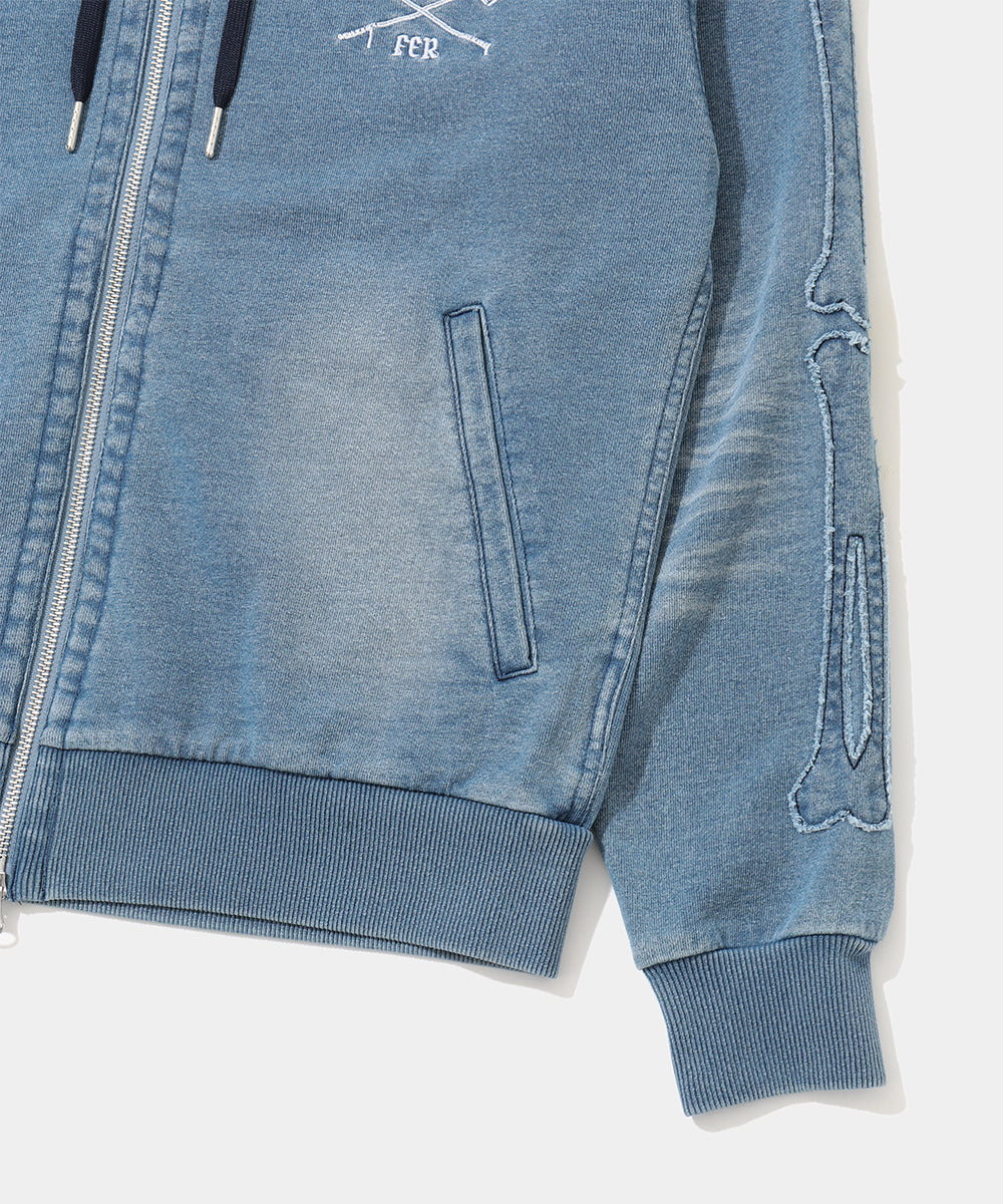 Forever Distressed Sweat Hoodie | MEN