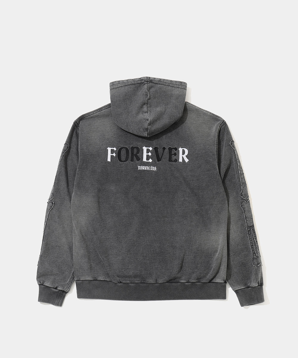 Forever Distressed Sweat Hoodie | MEN