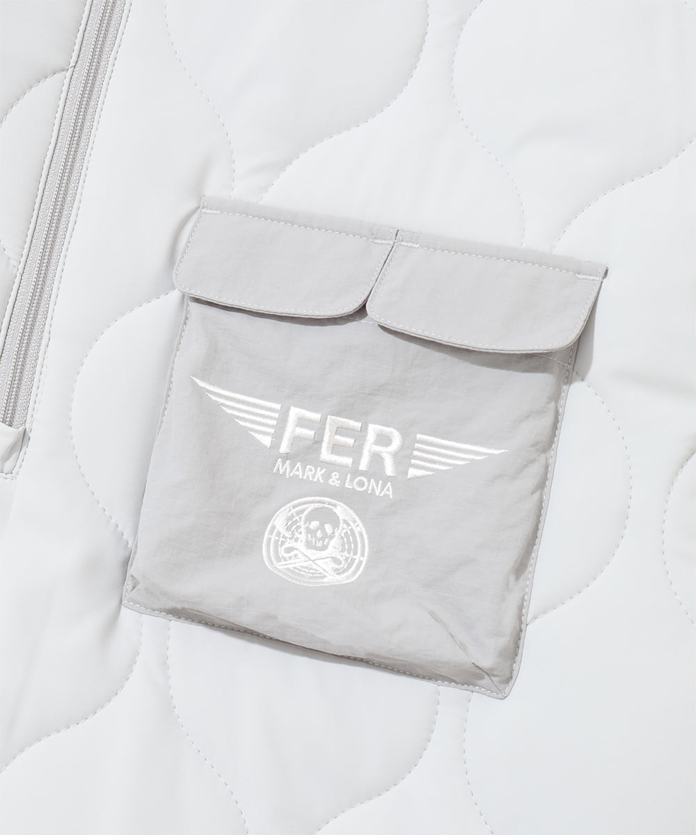 Maverick Quilted 1/2 ZIp Hoodie
