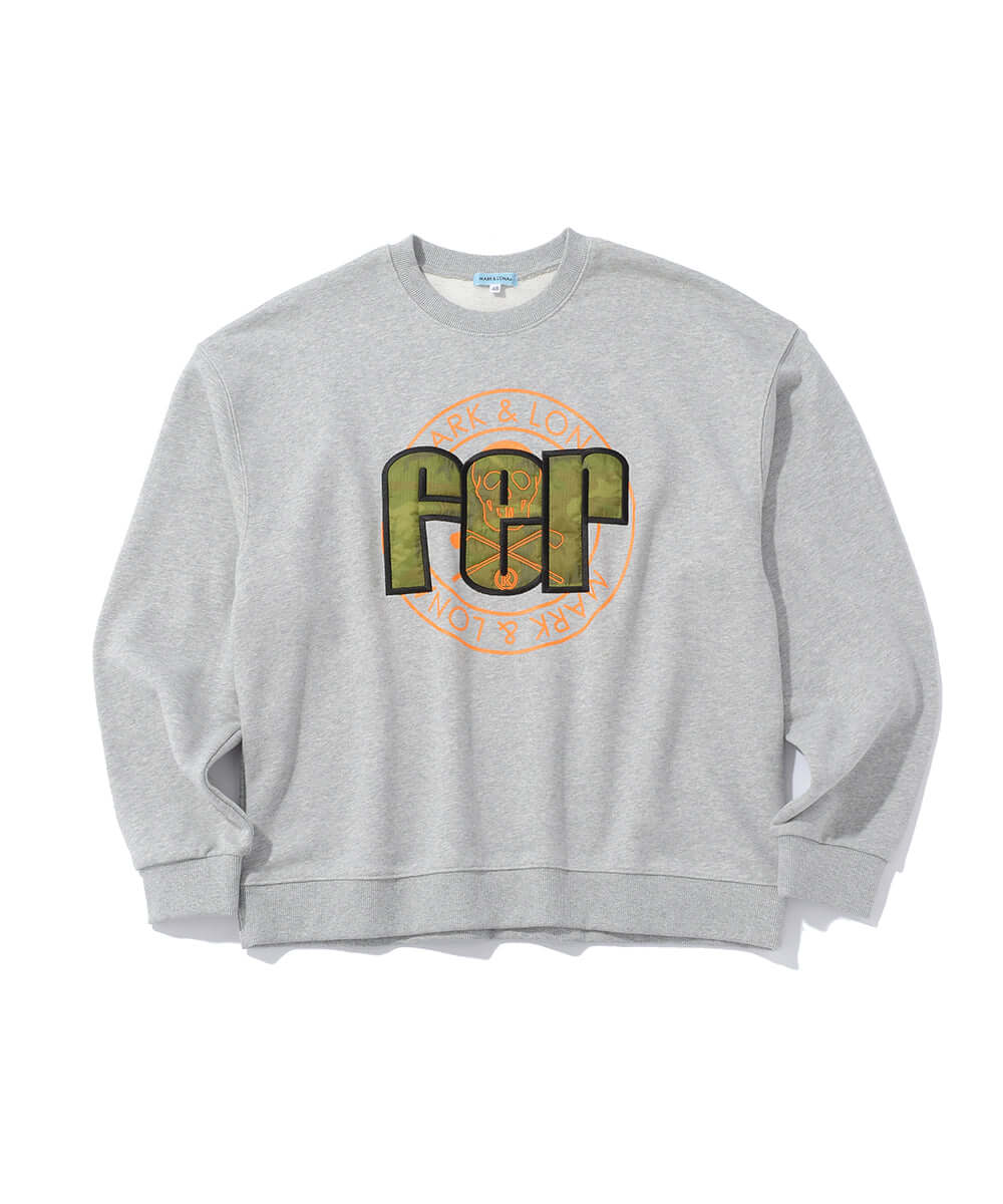 Afrody FER World Appliqué Heavyweight Crewneck | MEN