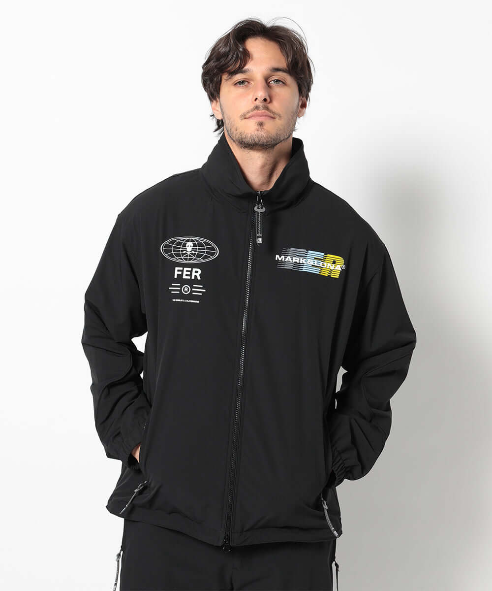 Contour Piped Stand Collar Jacket