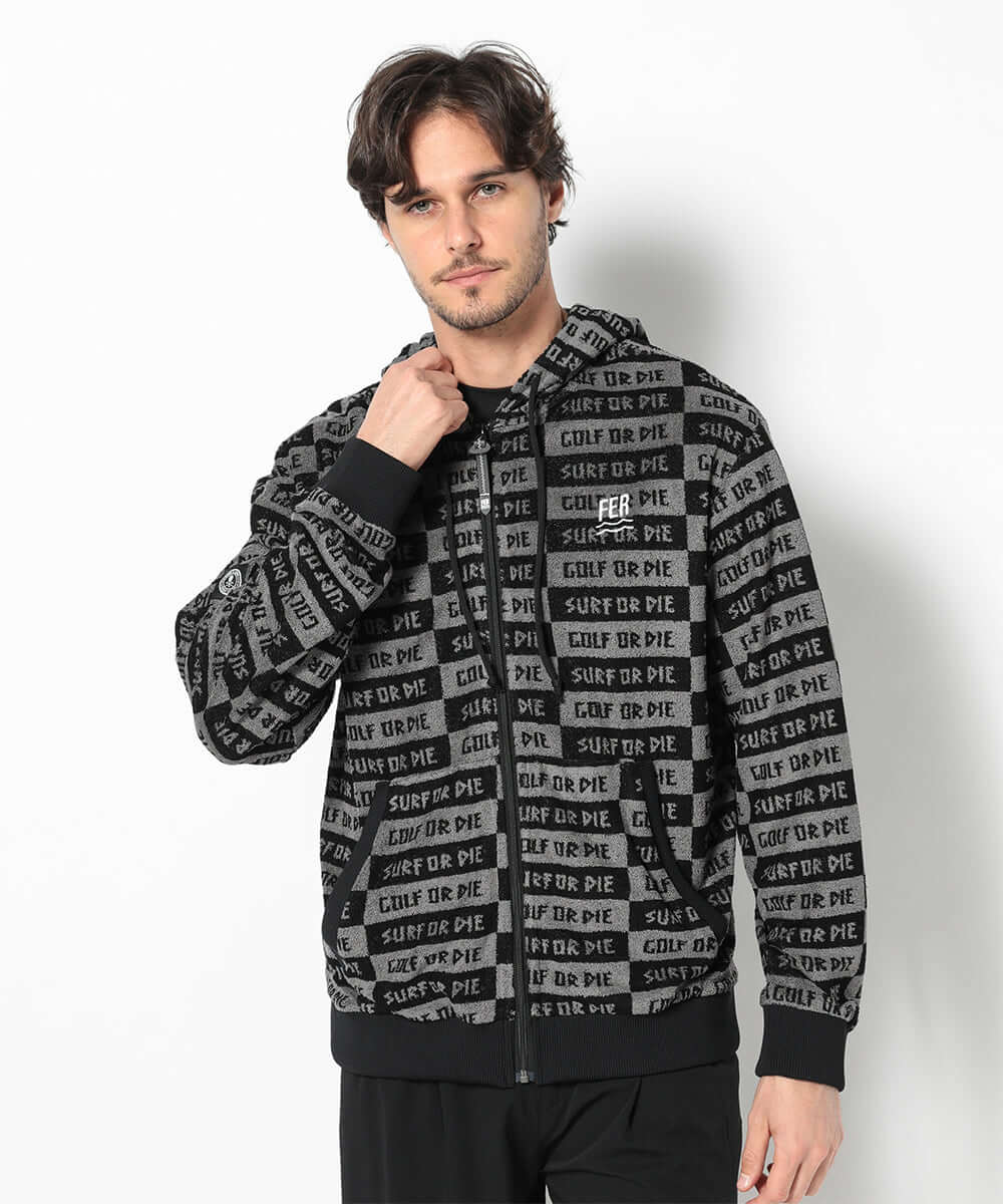 メンズウェア MARK&LONA 50 Golf or Surf Pile Hoodie Golf or Surf Pile Hoodie