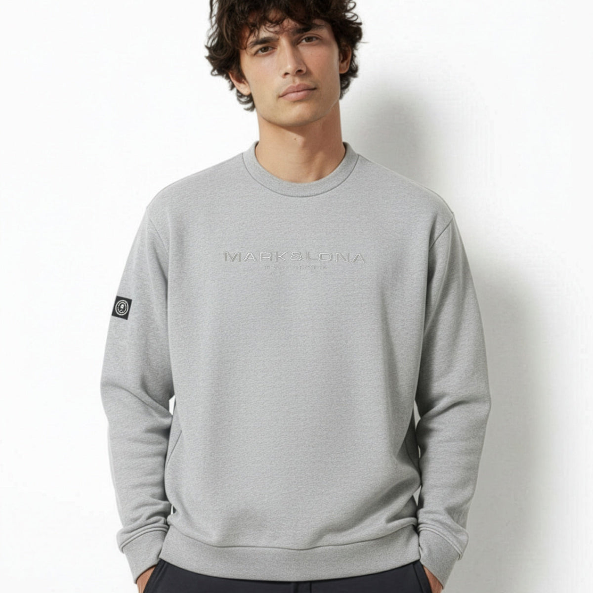 Subtle Embroidered Crew