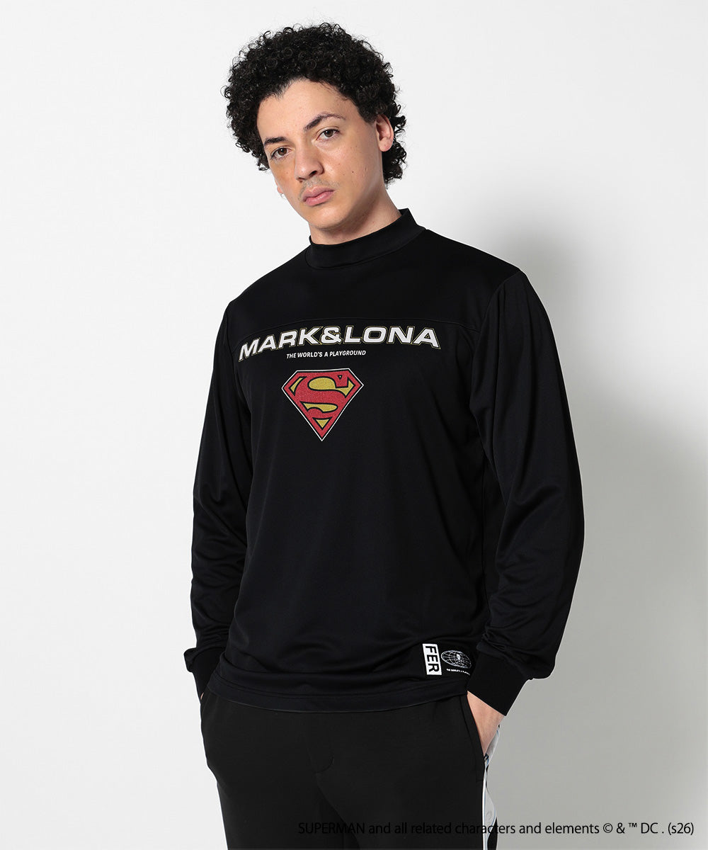 SupER Long Sleeve Mock Tee