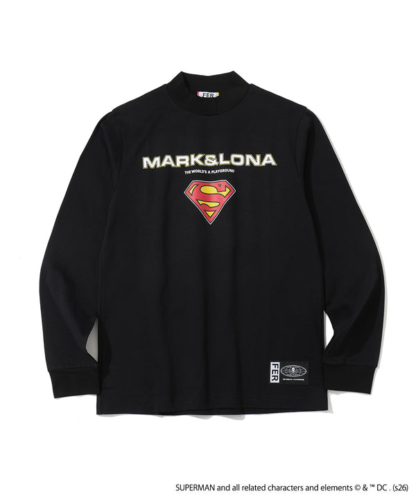 SupER Long Sleeve Mock Tee