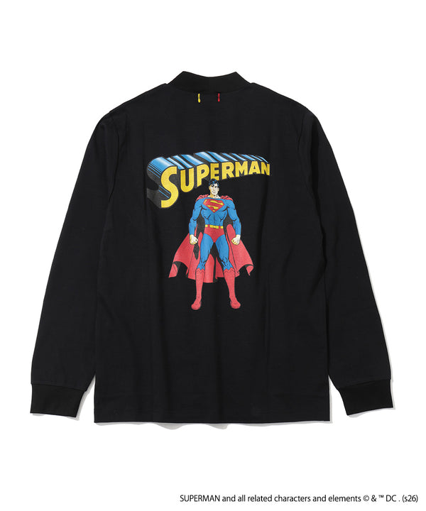 SupER Long Sleeve Mock Tee