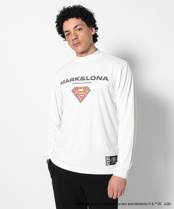 SupER Long Sleeve Mock Tee