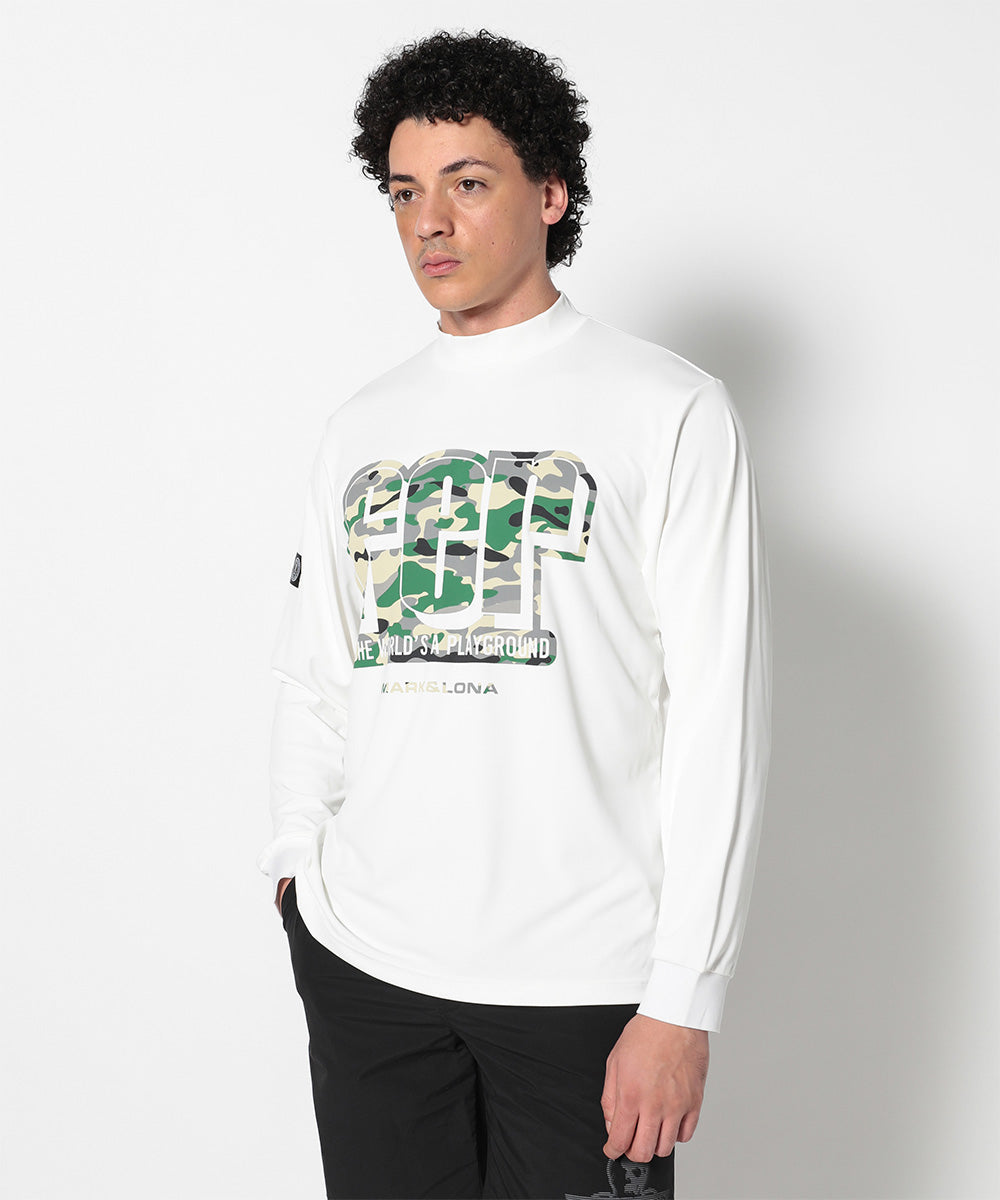 モデル:身長185cm,チェスト92cm,ウエスト77cm,ヒップ94cm,着用サイズL