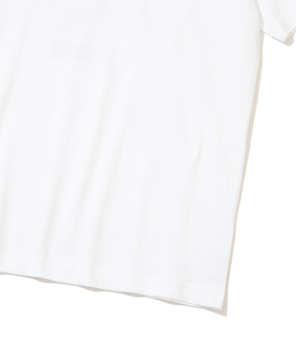 Circle Skull Mock Neck S/S Tee