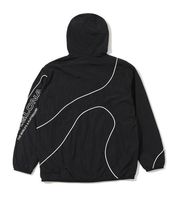 Streamer Crinkle Nylon Hooded Jacket