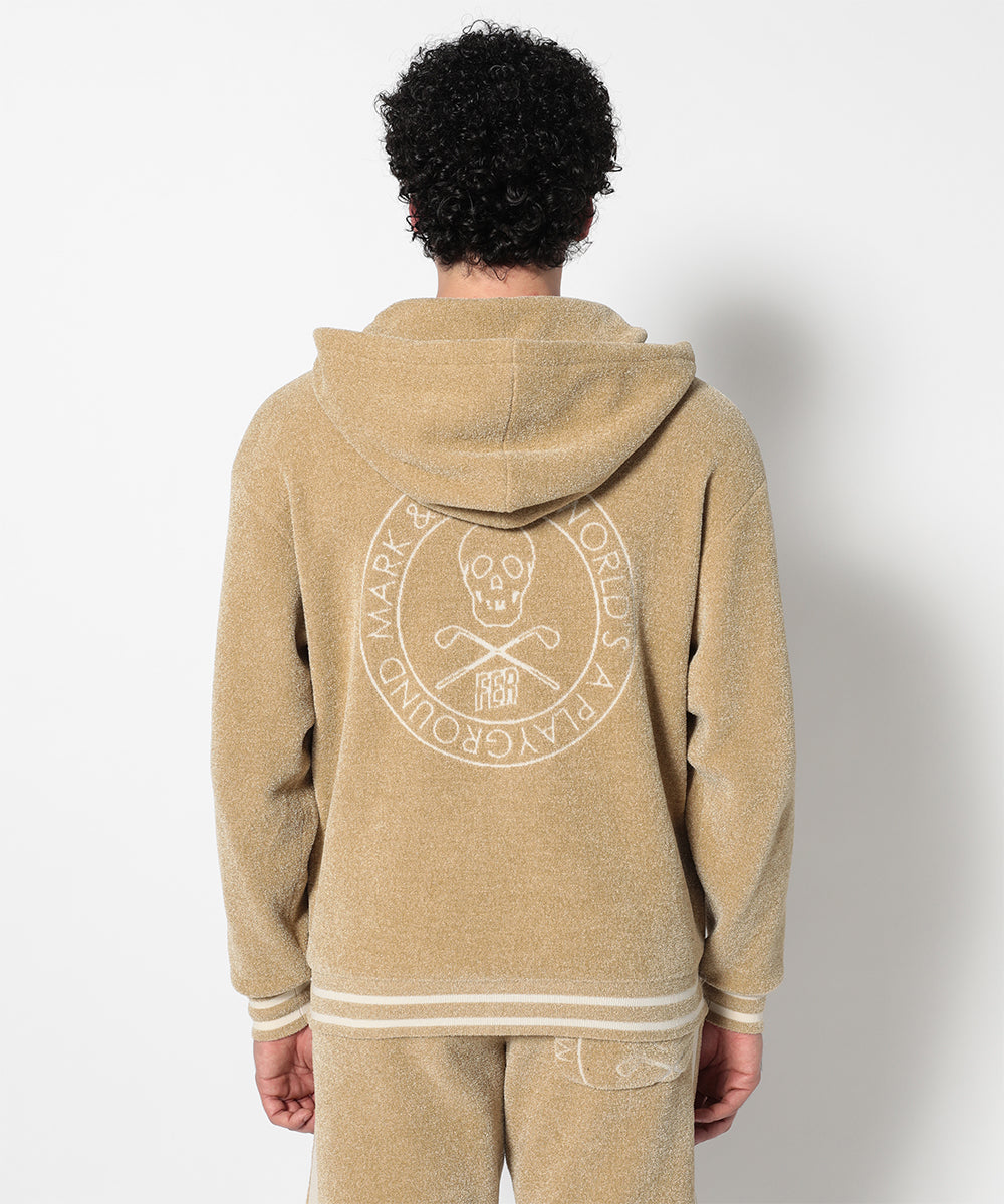 モデル:身長185cm,チェスト92cm,ウエスト77cm,ヒップ94cm,着用サイズL