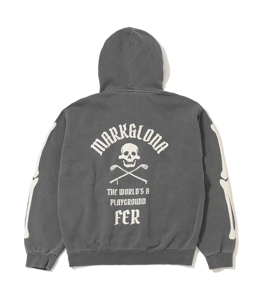 Johnson Skull Vintage Zip Hoodie