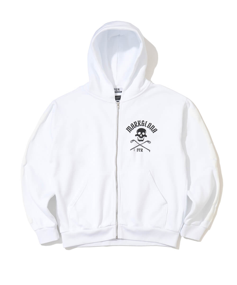 Johnson Skull Vintage Zip Hoodie