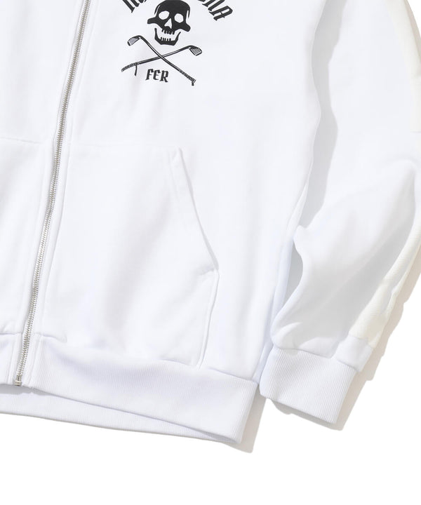 Johnson Skull Vintage Zip Hoodie