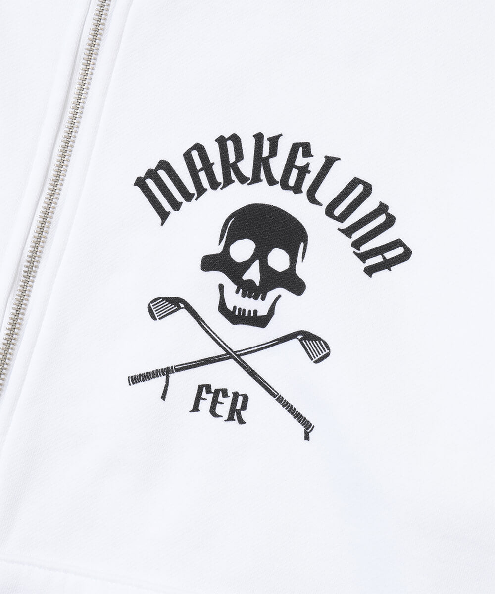 Johnson Skull Vintage Zip Hoodie