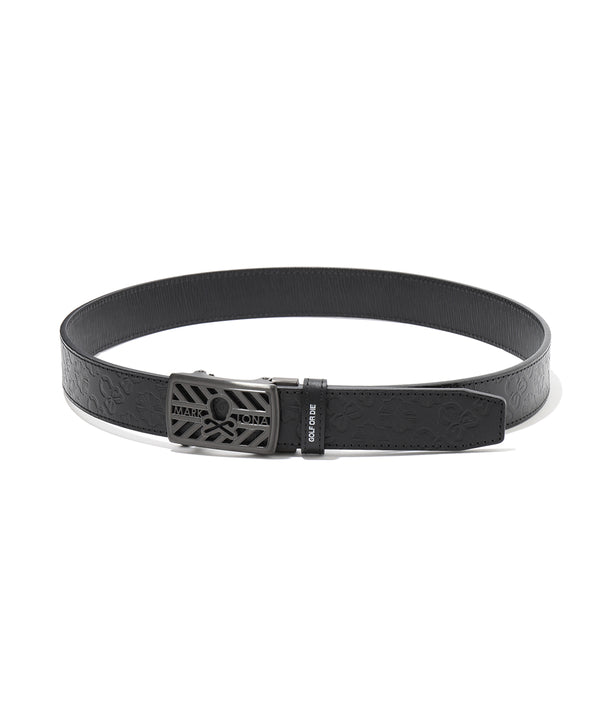 Insignia Emblem Leather Belt